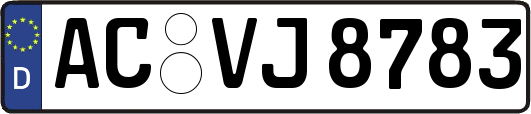 AC-VJ8783