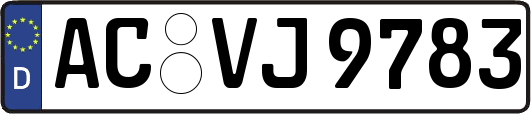 AC-VJ9783