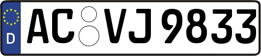 AC-VJ9833