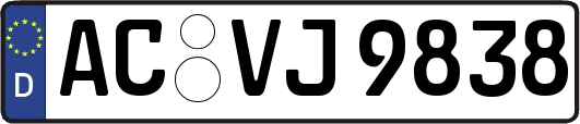 AC-VJ9838