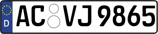AC-VJ9865