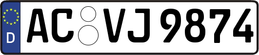 AC-VJ9874