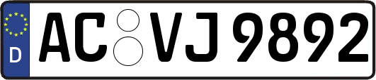 AC-VJ9892