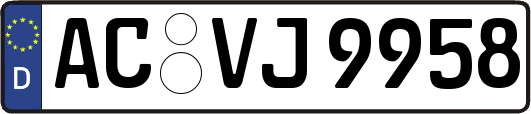 AC-VJ9958