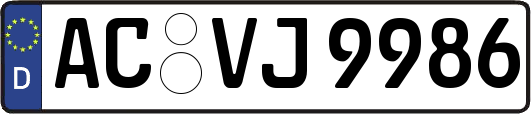 AC-VJ9986