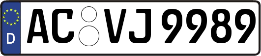 AC-VJ9989