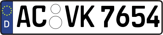AC-VK7654
