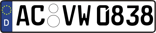 AC-VW0838