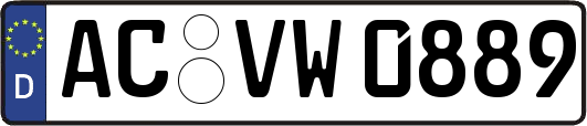 AC-VW0889