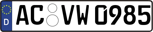 AC-VW0985