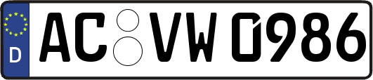 AC-VW0986
