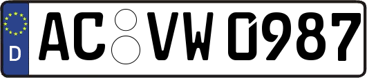 AC-VW0987