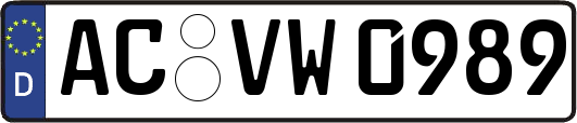 AC-VW0989