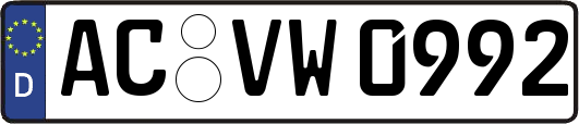AC-VW0992