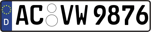 AC-VW9876