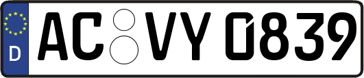 AC-VY0839