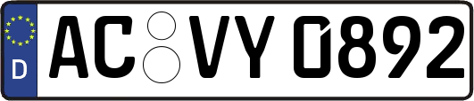 AC-VY0892