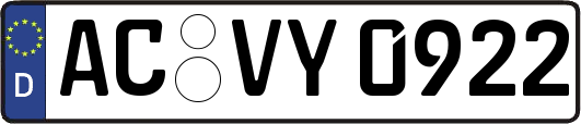 AC-VY0922