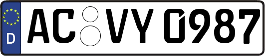 AC-VY0987