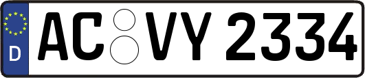 AC-VY2334