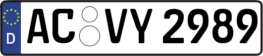 AC-VY2989