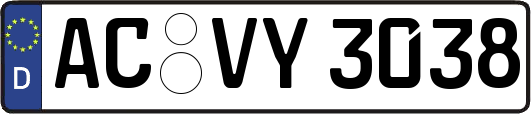 AC-VY3038