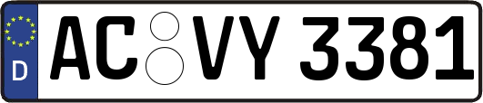 AC-VY3381