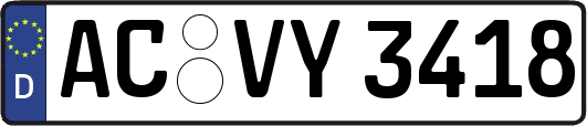 AC-VY3418