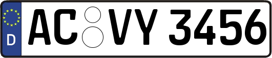 AC-VY3456