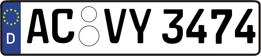 AC-VY3474