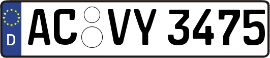 AC-VY3475