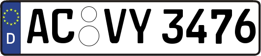 AC-VY3476