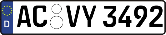 AC-VY3492