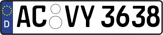 AC-VY3638
