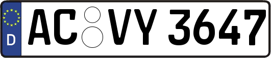 AC-VY3647