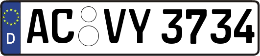 AC-VY3734