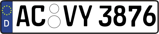 AC-VY3876