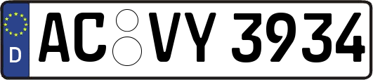 AC-VY3934