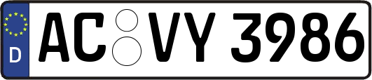 AC-VY3986