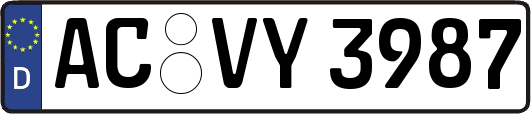 AC-VY3987