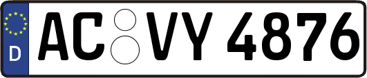 AC-VY4876