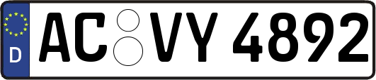AC-VY4892