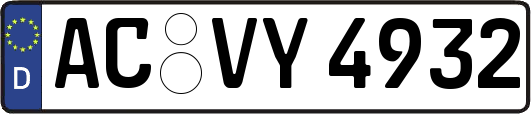 AC-VY4932