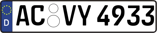 AC-VY4933