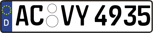 AC-VY4935