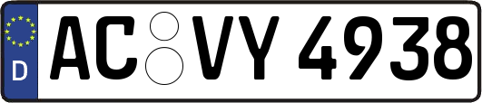 AC-VY4938