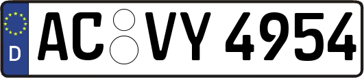 AC-VY4954