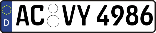 AC-VY4986