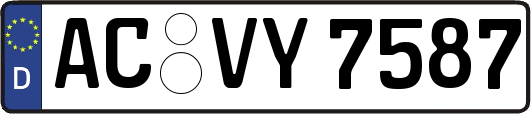 AC-VY7587