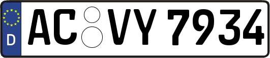 AC-VY7934